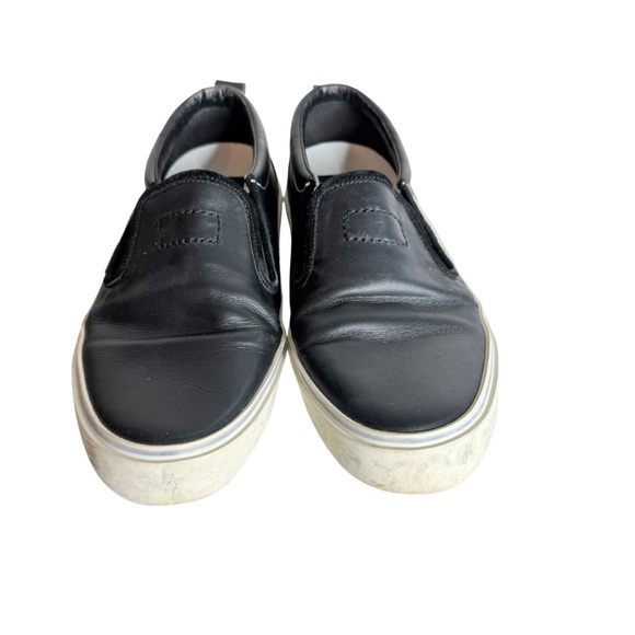 Golden Goose Hanami Black Leather Star Slip-On Sneakers Size 38 - Picture 3 of 10